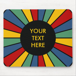Mousepad BOTÃO DOS RAIOS MIM + sua foto, texto, monograma