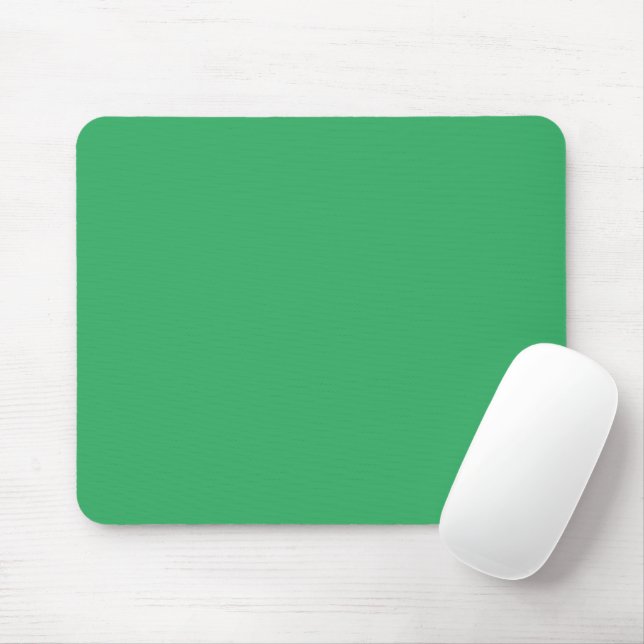 Mousepad Botão Personalizado Esmeralda Verde (Com mouse)