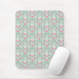 Mousepad Botão Rosa Fluido