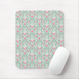 Mousepad Botão Rosa Fluido
