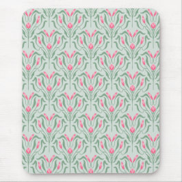 Mousepad Botão Rosa Fluido