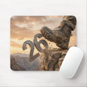Mousepad Botas de caminhada Ano Novo 2027