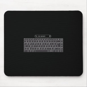 Mousepad Botões de Teclado de Meme Divertido 67