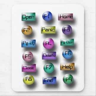 Mousepad - Botões do computador