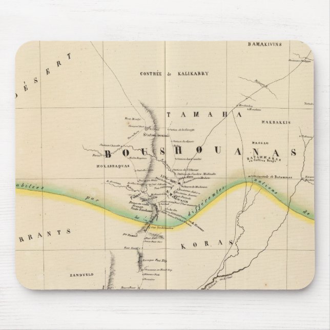 Mousepad Botsuana, África do Sul 51 (Frente)