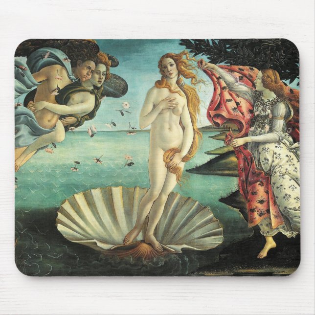Mousepad Botticelli - Nascimento de Vênus (Frente)