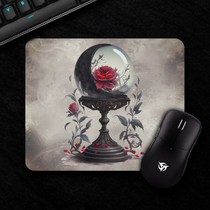 Mousepad Boudoir Rosas vermelhas de Lua do Crescente Cris