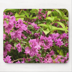 Mousepad Bougainvillea púrpura tropical Floral