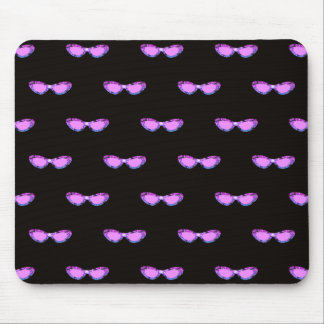 Mousepad Bougie pink glitter sunglasses