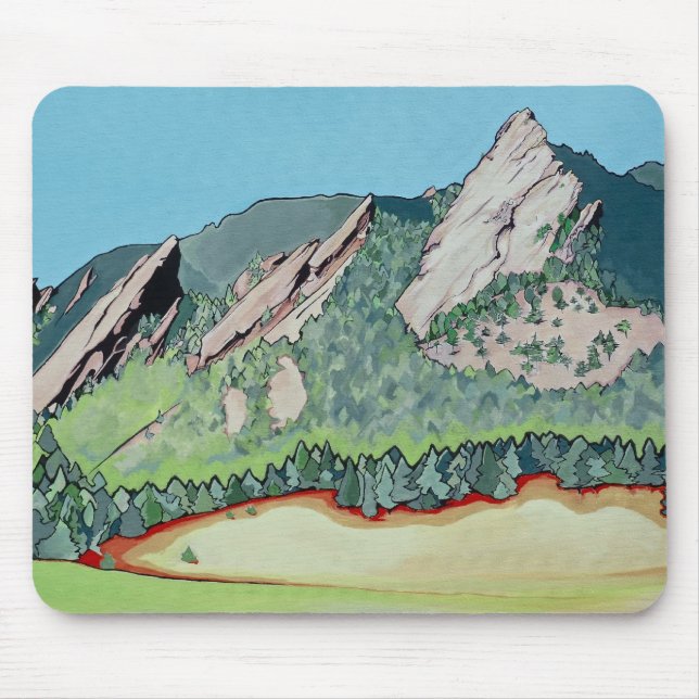 Mousepad Boulder Flatirons (Frente)