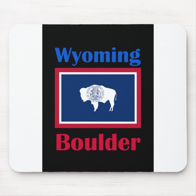 Mousepad Boulder Wyoming (Frente)