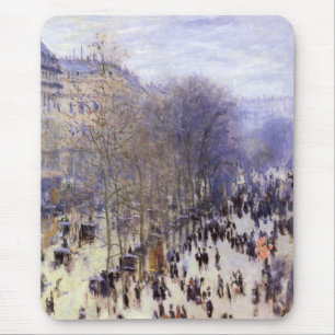 Mousepad Boulevard des Capucines, por Claude Monet, Belas A