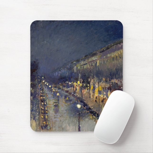 Mousepad Boulevard Montmartre na Night Pissarro (Com mouse)