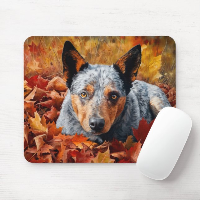Mousepad Bovinos australianos no outono caem inspirados (Com mouse)