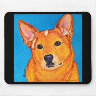 Mousepad Bovinos de suínos - "Vermelho"