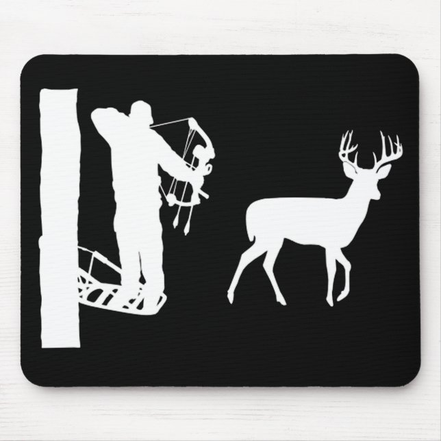 Mousepad Bowhunter em cervos do tiro de Treestand (Frente)