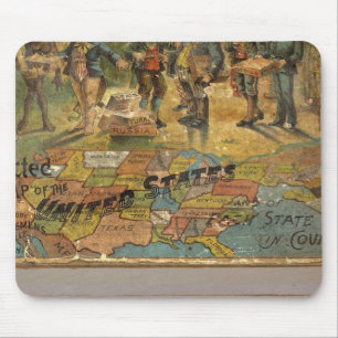 Mousepad Box Dissected map, Estados Unidos