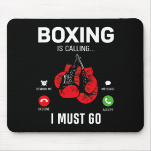 Mousepad Boxando Luvas O Boxing Phone Display Está Chamando