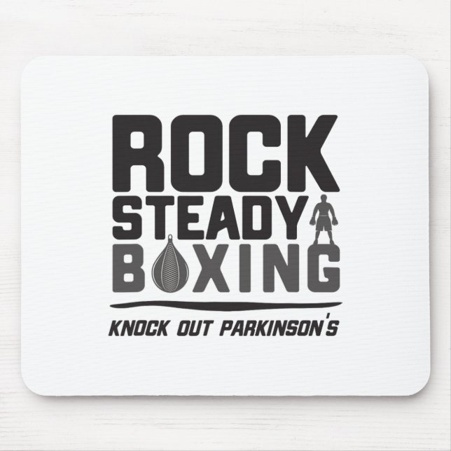 Mousepad Boxe Rock Steady Derruba Parkinson  (Frente)