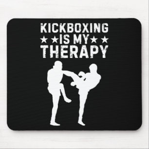 Mousepad Boxe Tailandês Engraçado Para Homens Mulheres Trei