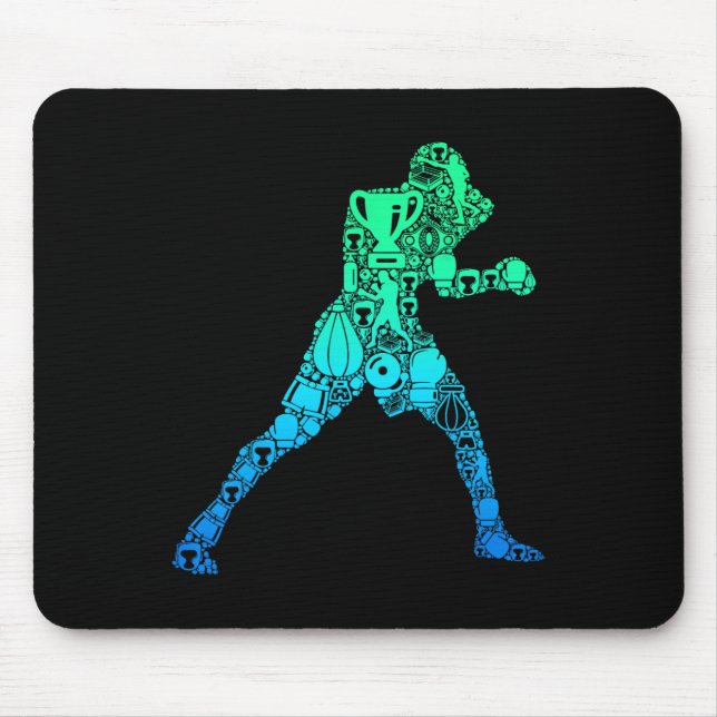 Mousepad Boxer Boxer Men Meninos Crianças (Frente)