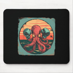 Mousepad Boxer Boxer Octopus Lover Ocean Sea Creature