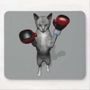 Mousepad Boxer Cat