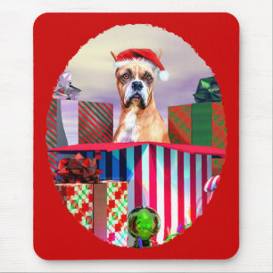 Mousepad Boxer Christmas Surpresa