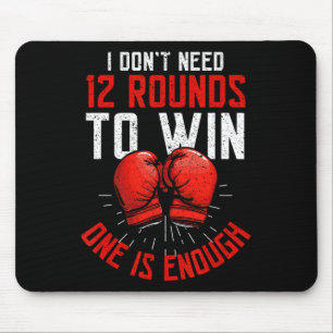Mousepad Boxer Engraçado Boxing