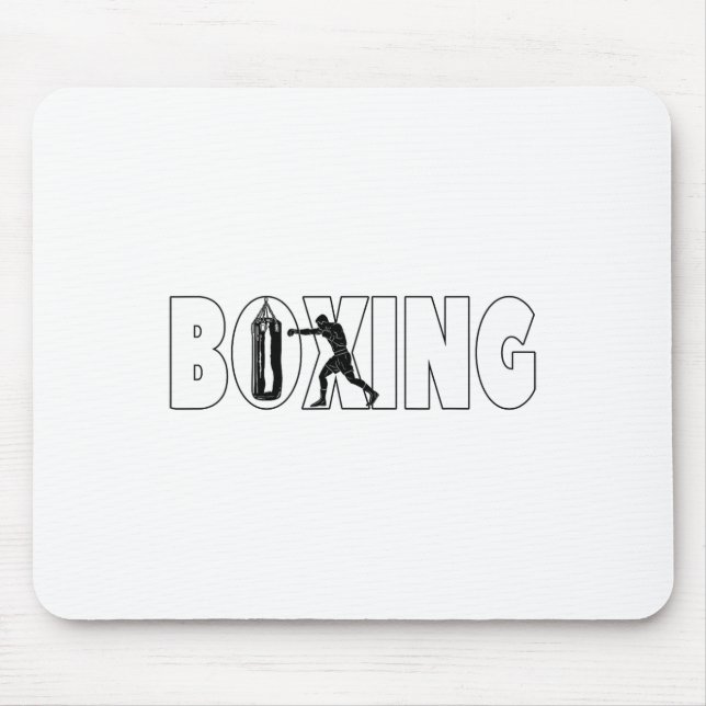 Mousepad Boxer Para Homens (Frente)