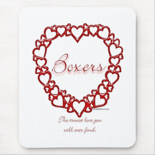 Mousepad Boxer True Love