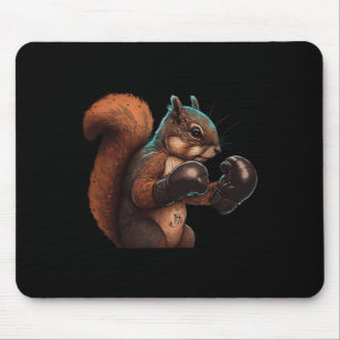 Mousepad Boxing Boxer in a box de esquilo