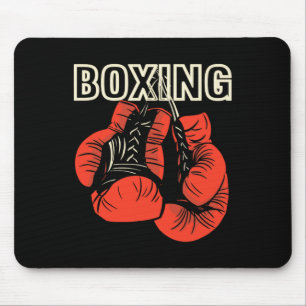 Mousepad Boxing Design Boxing Luvas Artista Marcial