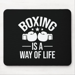 Mousepad Boxing É Um Modo De Vida - Kickboxer Gym