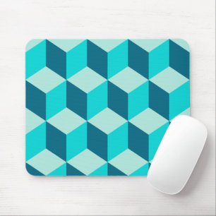 Mousepad Boy Blue Building Blocks Padrão sem costura