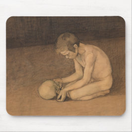 Mousepad Boy with Skull (por Magnus Enckell)