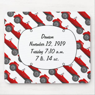 Mousepad Boys Room Classic Car Oferece Doces Vermelhos