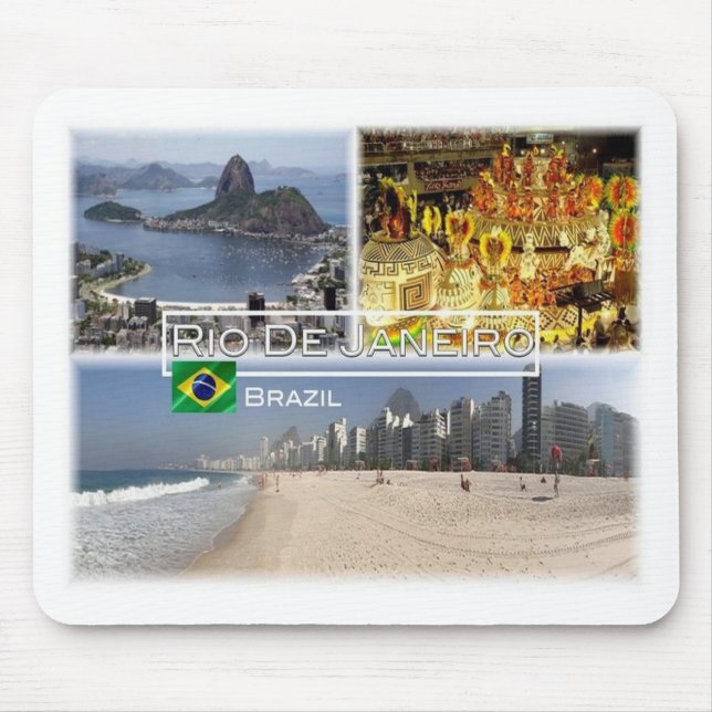 Mousepad BR Brasil - Rio de Janeiro - Pão de Açúcar - (Frente)