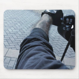 Mousepad Braço e mão de uma motocicleta de Biker