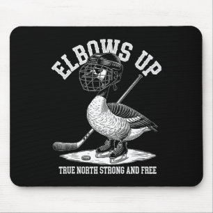 Mousepad Braços levantados Canadá Futebol engraçado