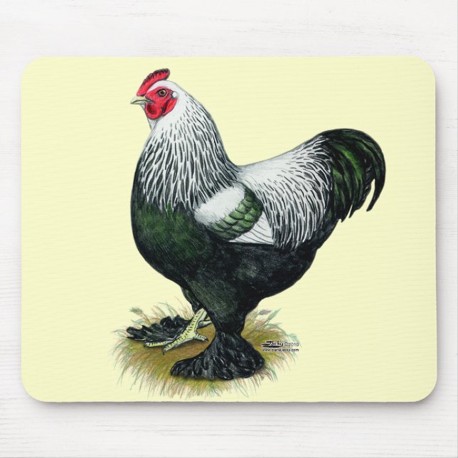 Mousepad Brahma: Galo Negro (Frente)