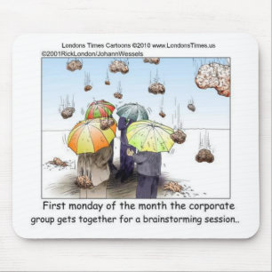 Mousepad Brainstorming Session Funny Tees Mugs Cards Gifts
