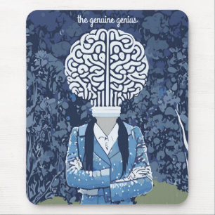 Mousepad Brainy Person