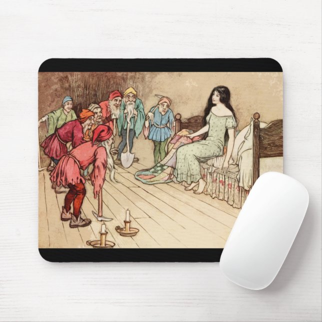 Mousepad Branca de Neve de Leite (Com mouse)