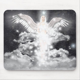Mousepad Branco celestial do anjo