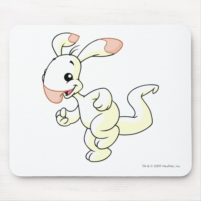 Mousepad Branco de Blumaroo (Frente)