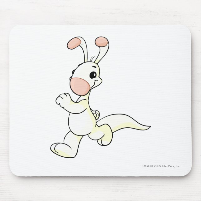 Mousepad Branco de Blumaroo (Frente)