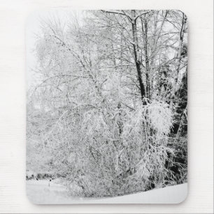 Mousepad Branco de inverno