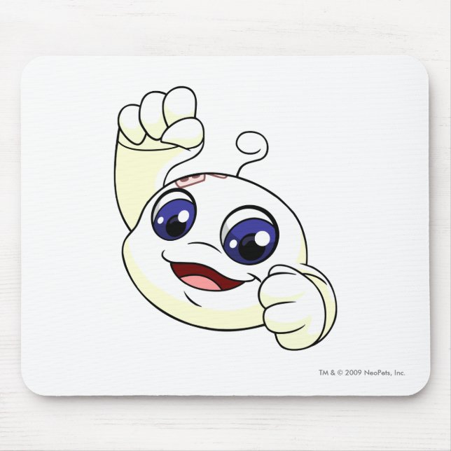 Mousepad Branco de Kiko (Frente)