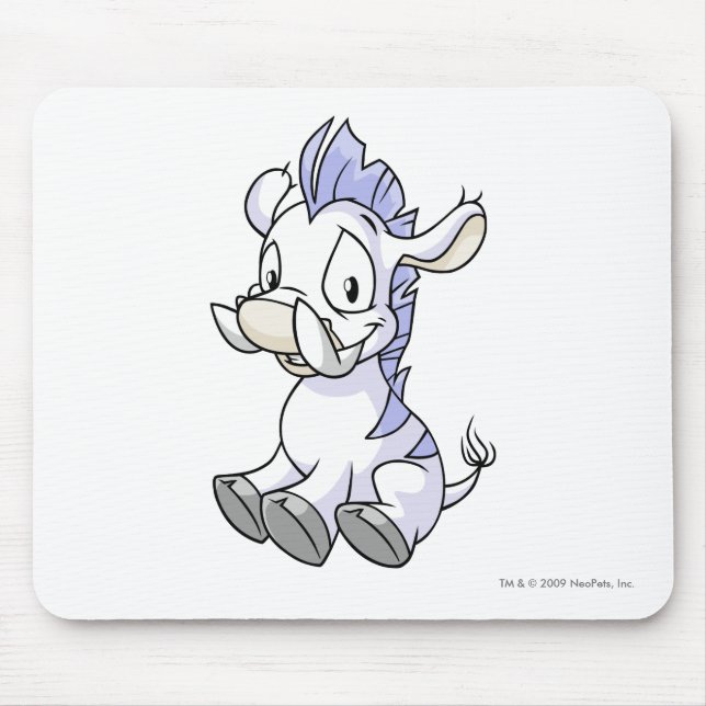 Mousepad Branco de Moehog (Frente)